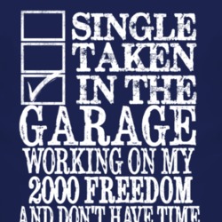 Single Taken In The Garage With 2000 Freedom T Shirt