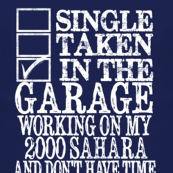 Single Taken In The Garage With 2000 Sahara T Shirt