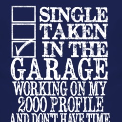 Single Taken In The Garage With 2000 Oldsmobile Profile T Shirt