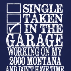 Single Taken In The Garage With 2000 Pontiac Montana T Shirt