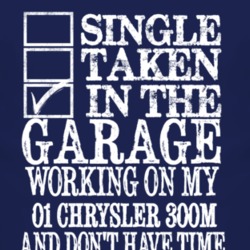 Single Taken In The Garage With 2001 Chrysler 300M T Shirt