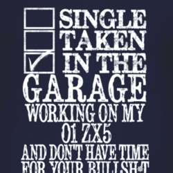 Single Taken In The Garage With 2001 ZX5 T Shirt