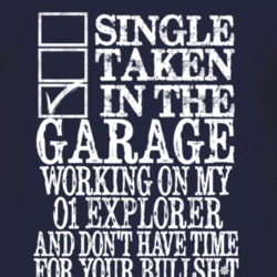 Single Taken In The Garage With 2001 Explorer T Shirt