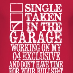 Single Taken In The Garage With 2004 Chevy Exclusive T Shirt