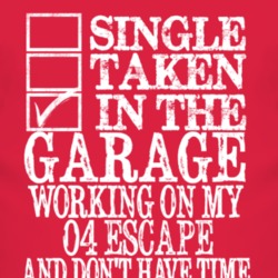 Single Taken In The Garage With 2004 Escape T Shirt