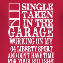 Single Taken In The Garage With 2004 Liberty Sport T Shirt