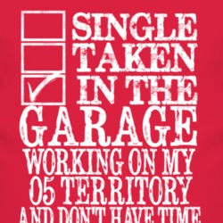 Single Taken In The Garage With 2005 Territory T Shirt
