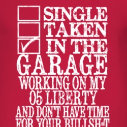 Single Taken In The Garage With 2005 Liberty T Shirt