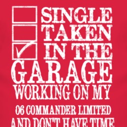 Single Taken In The Garage With 2006 Commander Limited T Shirt