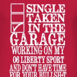 Single Taken In The Garage With 2006 Liberty Sport T Shirt