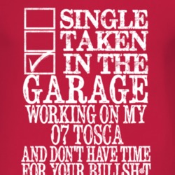 Single Taken In The Garage With 2007 Chevy Tosca T Shirt