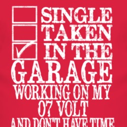 Single Taken In The Garage With 2007 Chevy Volt T Shirt
