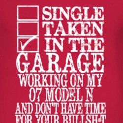 Single Taken In The Garage With 1907 Model N T Shirt