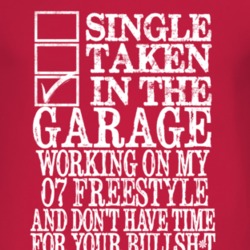Single Taken In The Garage With 2007 Freestyle T Shirt