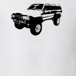 1989 4Runner SR5 Side View Light Color T Shirt