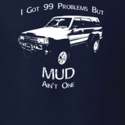 1989 4Runner SR5 Side View With Slogan Dark Color T Shirt