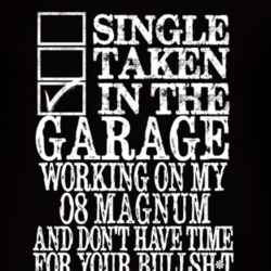 Single Taken In The Garage With 2008 Dodge Magnum T Shirt