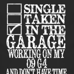 Single Taken In The Garage With 2009 Pontiac G4 T Shirt