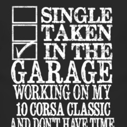 Single Taken In The Garage With 2010 Chevy Corsa Classic T Shirt