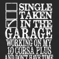 Single Taken In The Garage With 2010 Chevy Corsa Plus T Shirt