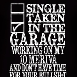 Single Taken In The Garage With 2010 Chevy Meriva T Shirt
