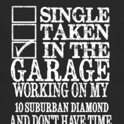 Single Taken In The Garage With 2010 Chevy Suburban Diamond T Shirt