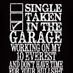 Single Taken In The Garage With 2010 Everest T Shirt