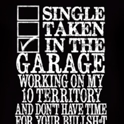 Single Taken In The Garage With 2010 Territory T Shirt