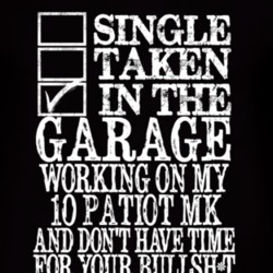 Single Taken In The Garage With 2010 Patiot MK T Shirt
