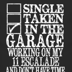 Single Taken In The Garage With 2011 Cadillac Escalade T Shirt