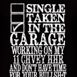 Single Taken In The Garage With 2011 Chevy HHR T Shirt