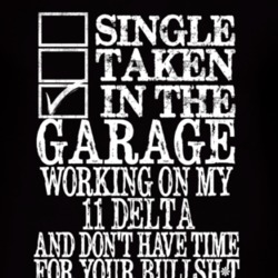 Single Taken In The Garage With 2011 Chrysler Delta T Shirt