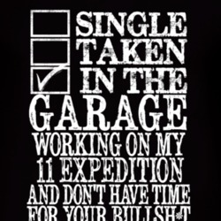 Single Taken In The Garage With 2011 Expedition T Shirt