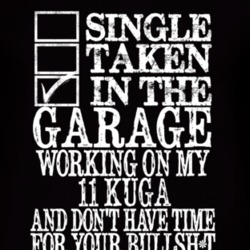 Single Taken In The Garage With 2011 Kuga T Shirt