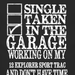 Single Taken In The Garage With 2012 Explorer Sport Trac T Shirt