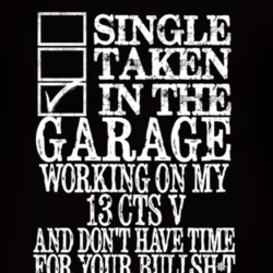 Single Taken In The Garage With 2013 Cadillac CTS V T Shirt