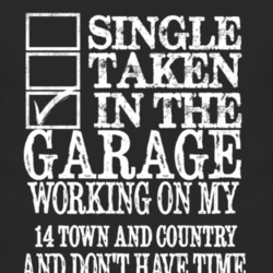 Single Taken In The Garage With 2014 Chrysler Town and Country T Shirt