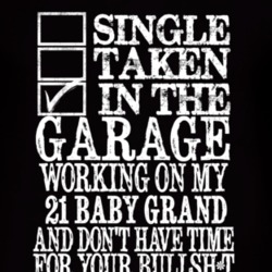 Single Taken In The Garage With 1921 Chevy Baby Grand T Shirt