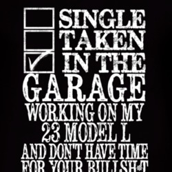 Single Taken In The Garage With 1923 Lincoln Model L T Shirt