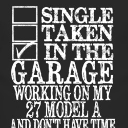 Single Taken In The Garage With 1927 Model A T Shirt