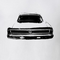 1969 AMC Rambler Black Graphic Rear T Shirt