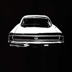 1969 AMC Rambler White Graphic Rear T Shirt