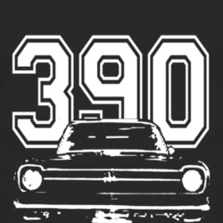 1969 AMC Rambler Grill  White Graphic Engine size T Shirt