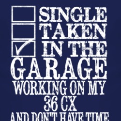 Single Taken In The Garage With 1936 CX T Shirt