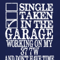 Single Taken In The Garage With 1937 7W T Shirt