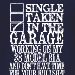 Single Taken In The Garage With 1938 Model 81A T Shirt