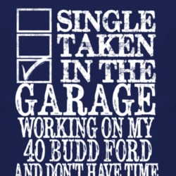 Single Taken In The Garage With 1940 Budd T Shirt