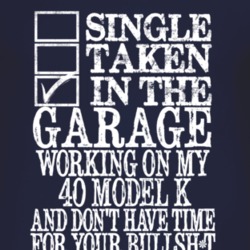 Single Taken In The Garage With 1940 Lincoln Model K T Shirt
