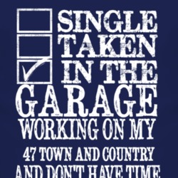 Single Taken In The Garage With 1947 Chrysler Town and Country T Shirt