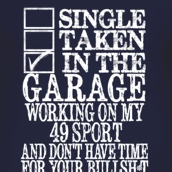 Single Taken In The Garage With 1949 Lincoln Sport T Shirt